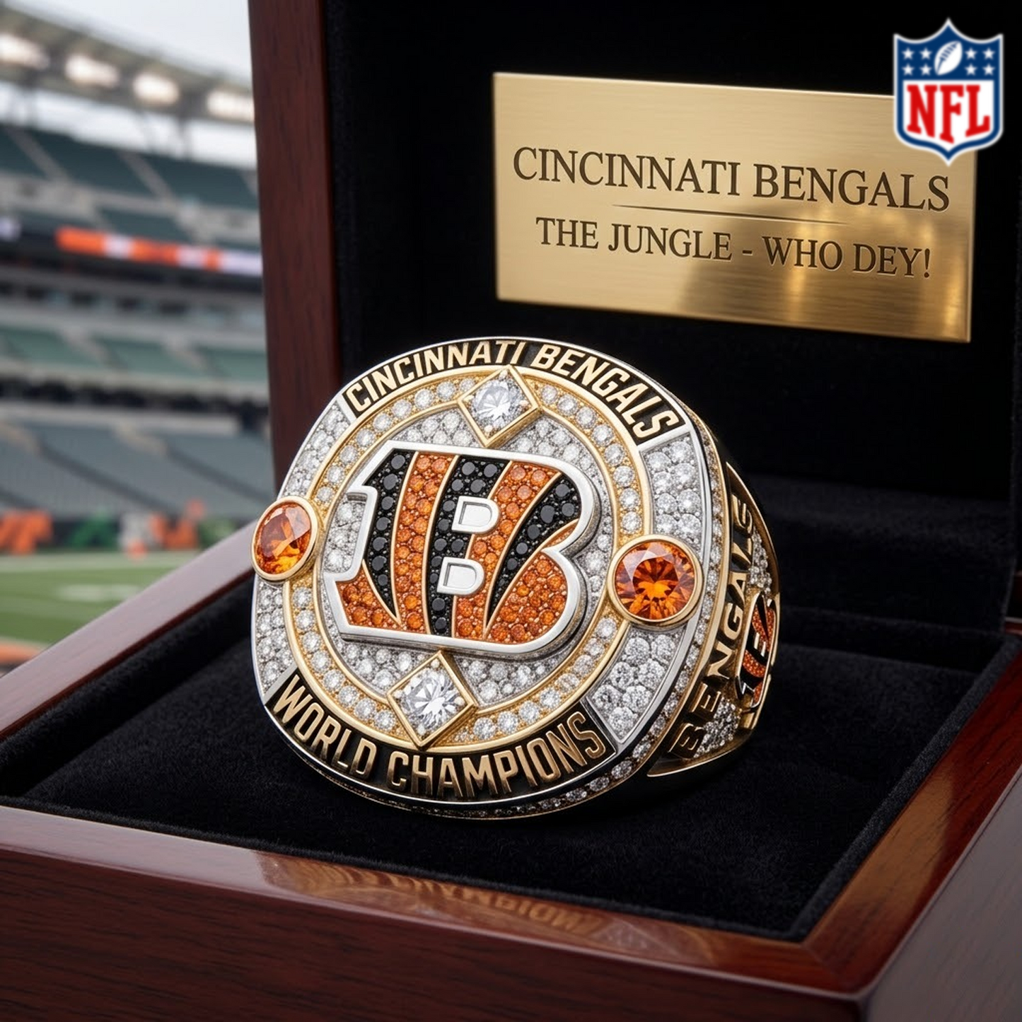 Premium NFL x CIN Ring DATND TANTD 010426