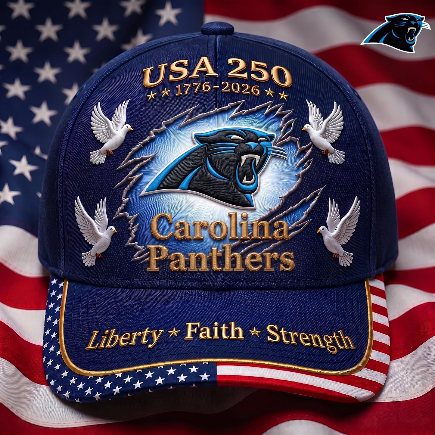 Premium NFL x CP 250 Years Anniversary Of Freedom Cap V3 260626
