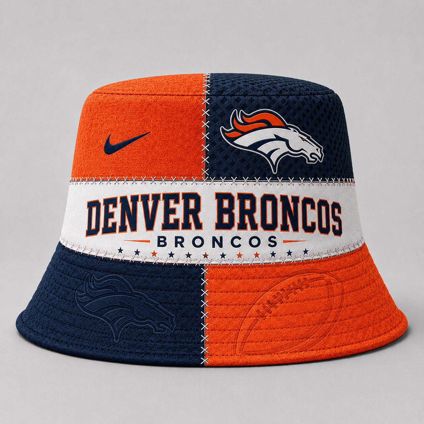 Premium NFL x DEN Team Inspired Bucket Hat DATND TANTD 290626