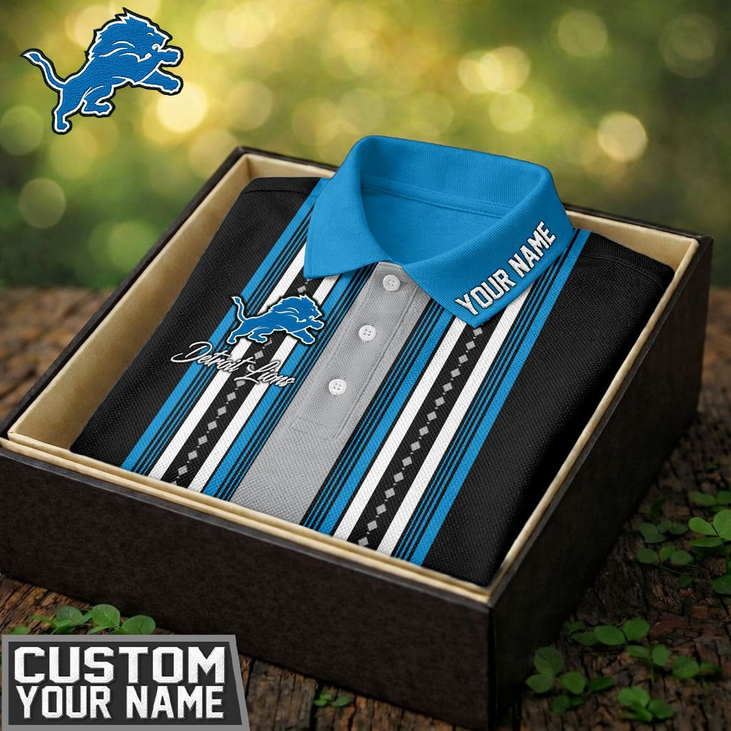 Premium NFL x DET V Legacy Sport Custom Polo NDT VHM