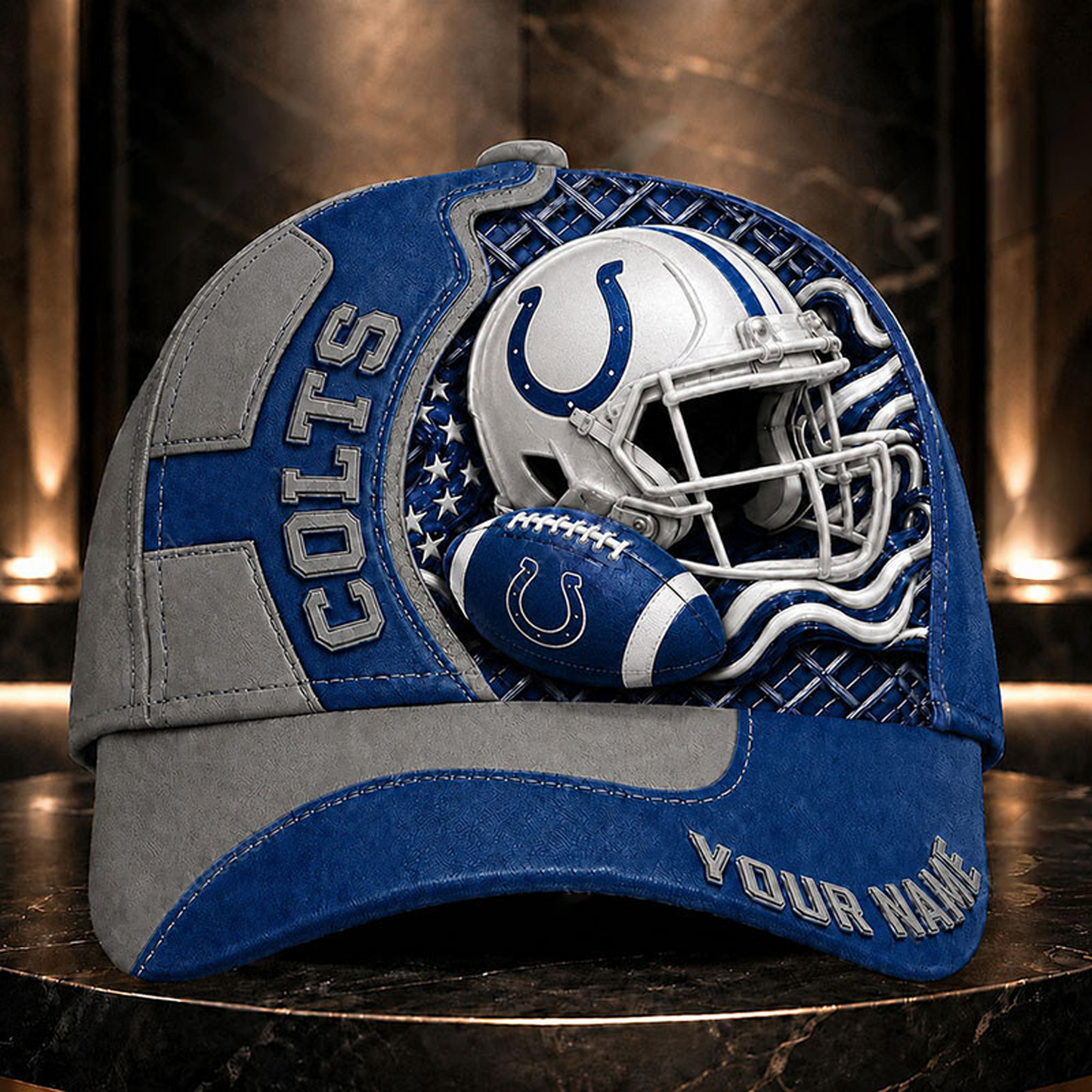 Premium NFL x IND 3D Custom Cap DATND TANTD 280526