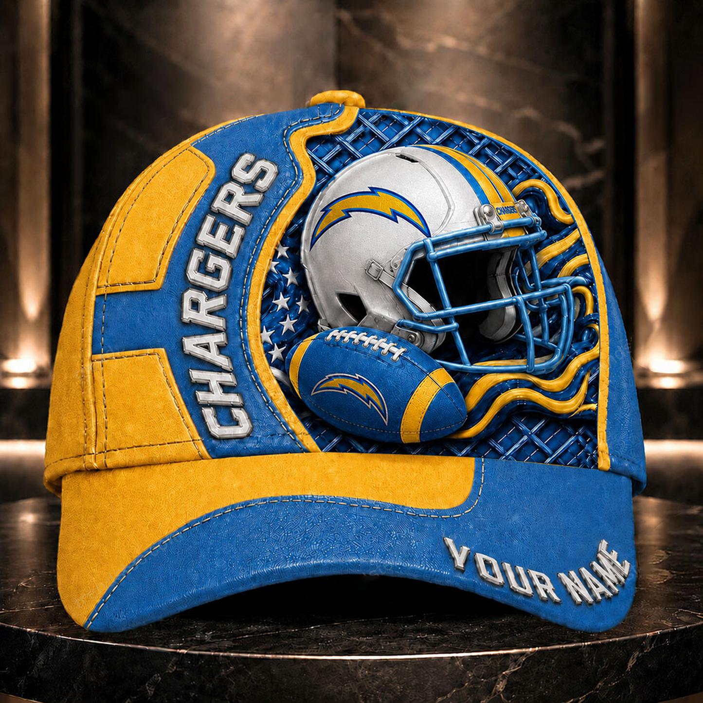 Premium NFL x LAC 3D Custom Cap DATND TANTD 280526