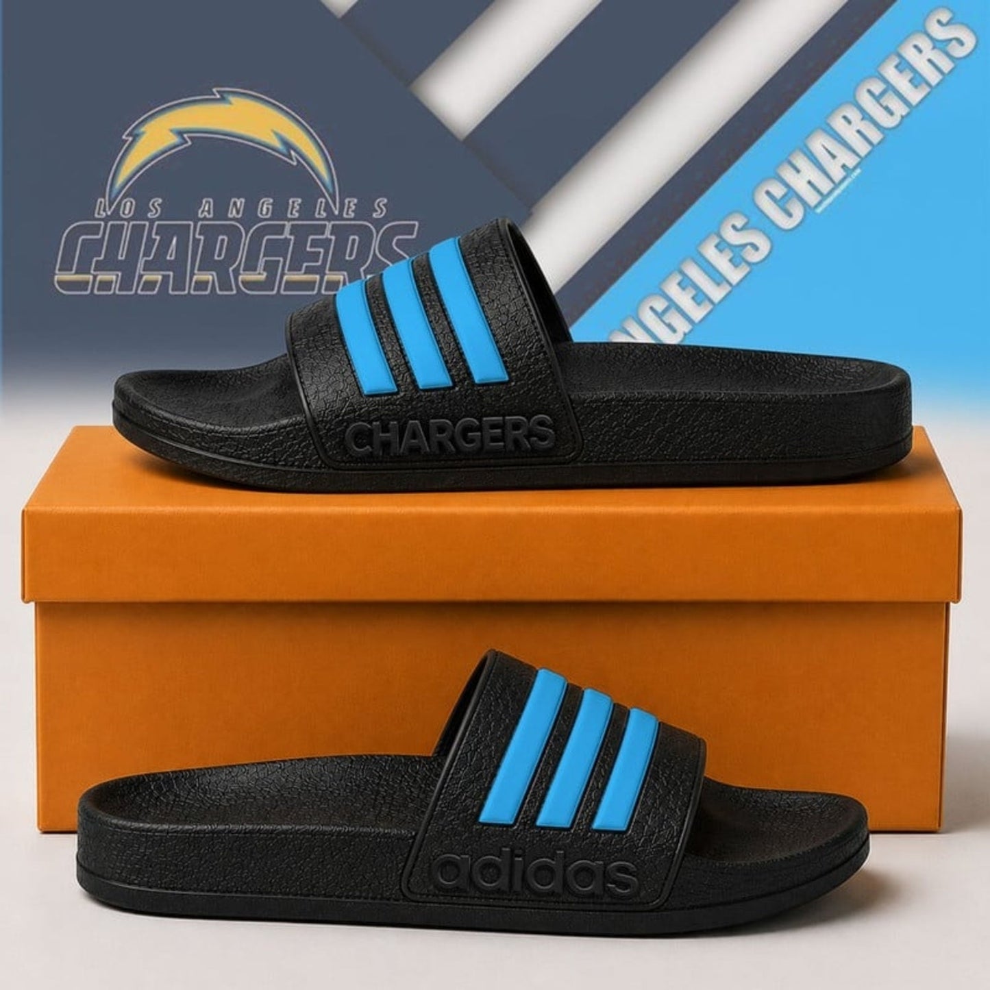 Premium NFL x LAC Adidas Slide Slippers NDT NHM 040626
