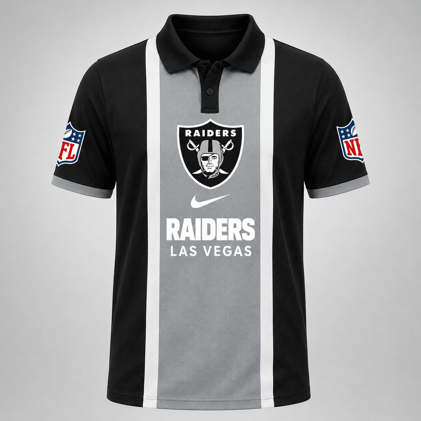 Premium NFL x LVR Sports Inspired Vertical Stripe Polo 250626