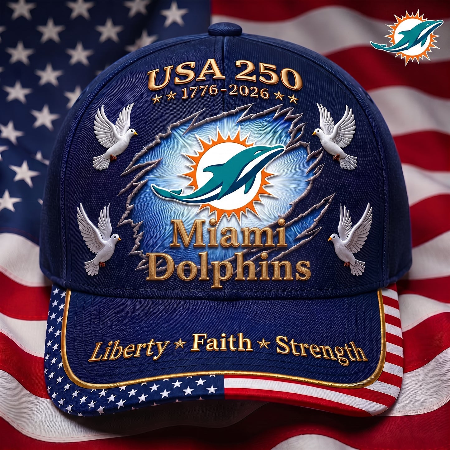 Premium NFL x MD 250 Years Anniversary Of Freedom Cap V3 260626