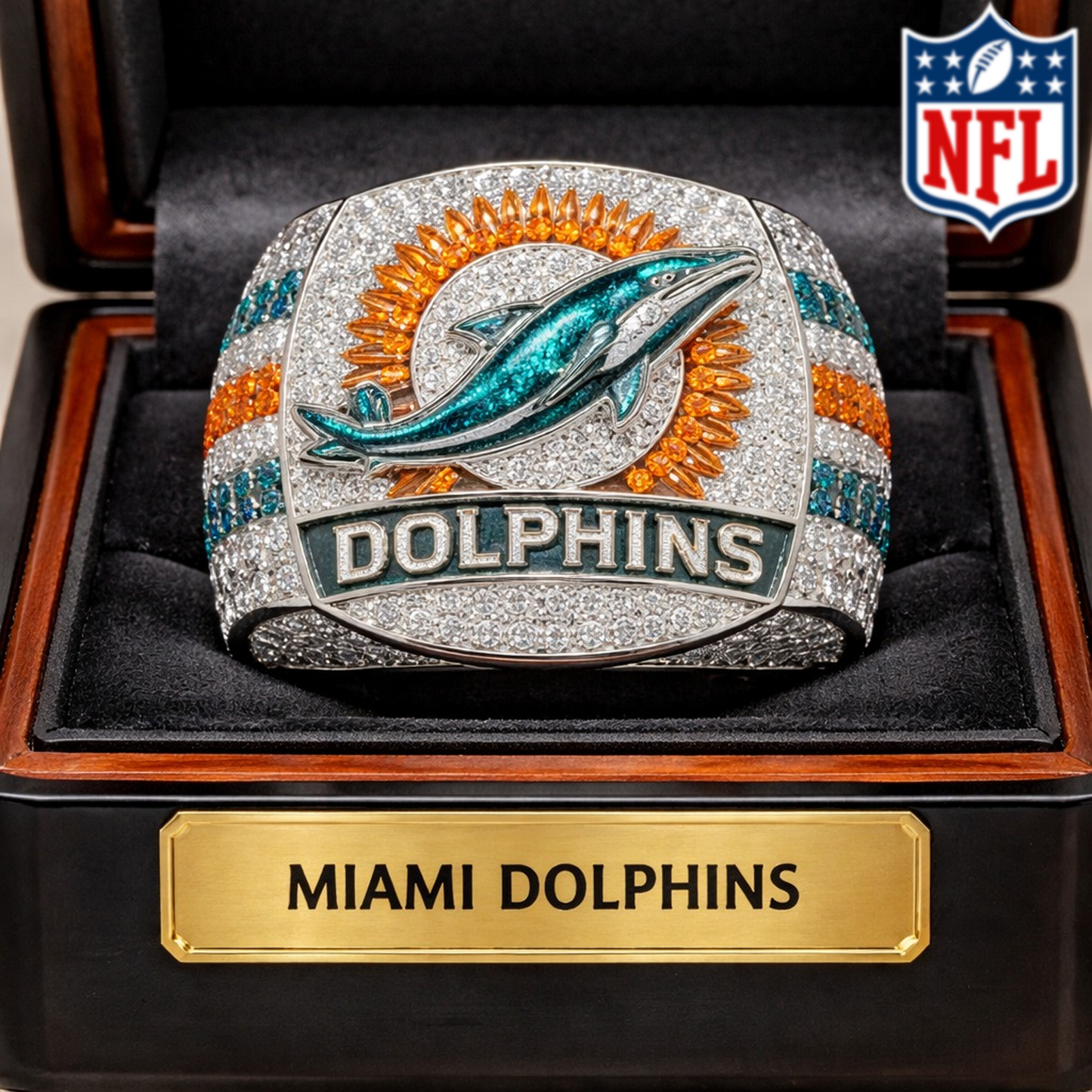 Premium NFL x MIA Ring DATND TANTD 010426