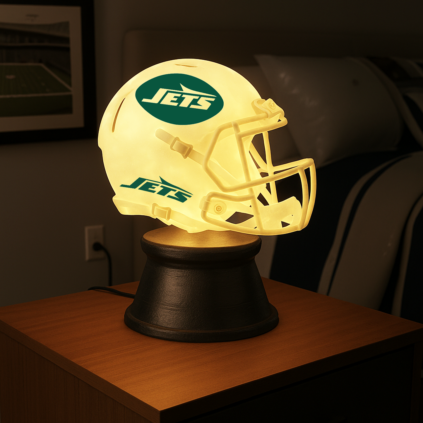 Premium NFL x NYJ LED Helmet Night Light DATND NMD TANTD
