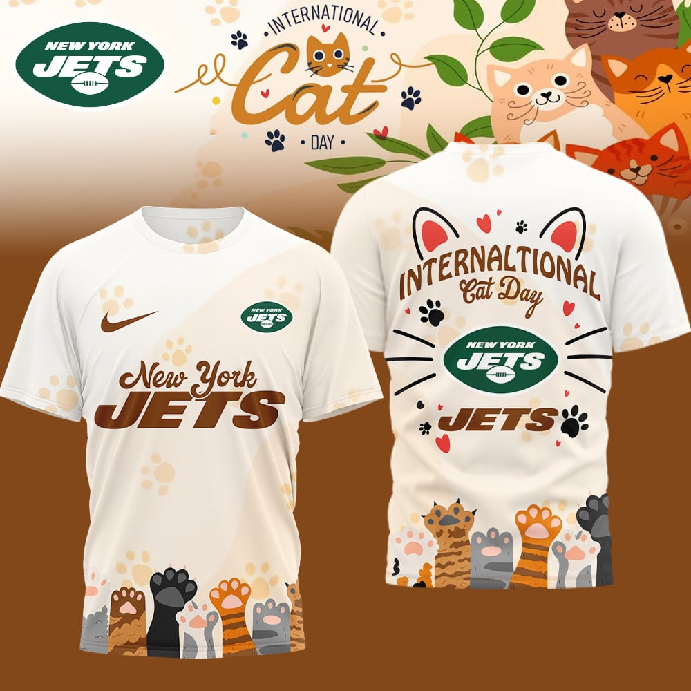 Premium NFL x New York Jets International Cat Day 3D Shirt NDT LVH