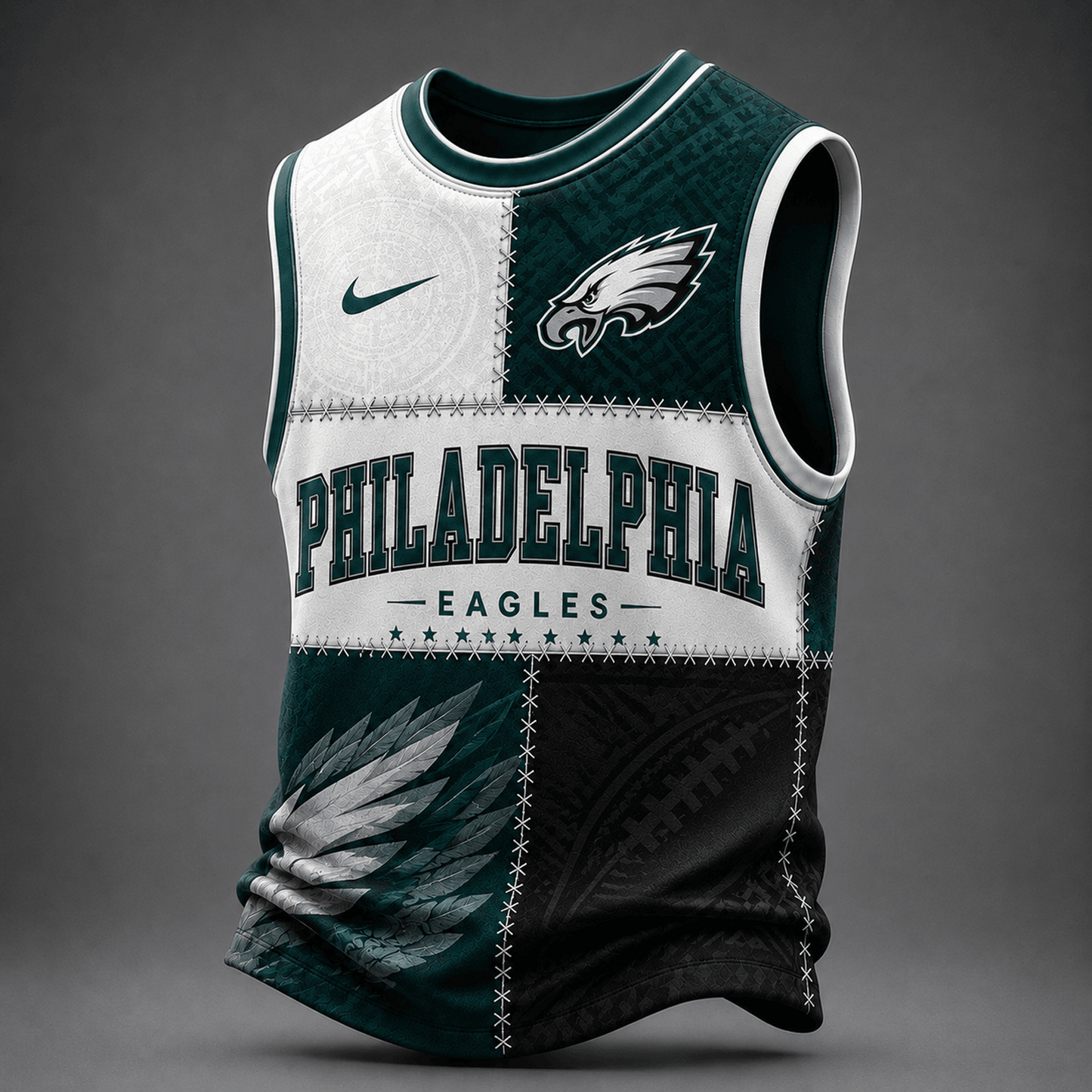 Premium NFL x PHI Team Inspired Tank Top Jersey 240626