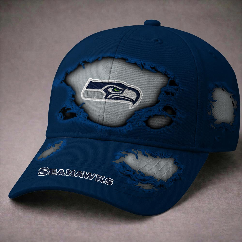 Premium NFL x SEA Scratch Pattern Cap DATND TANTD 250526