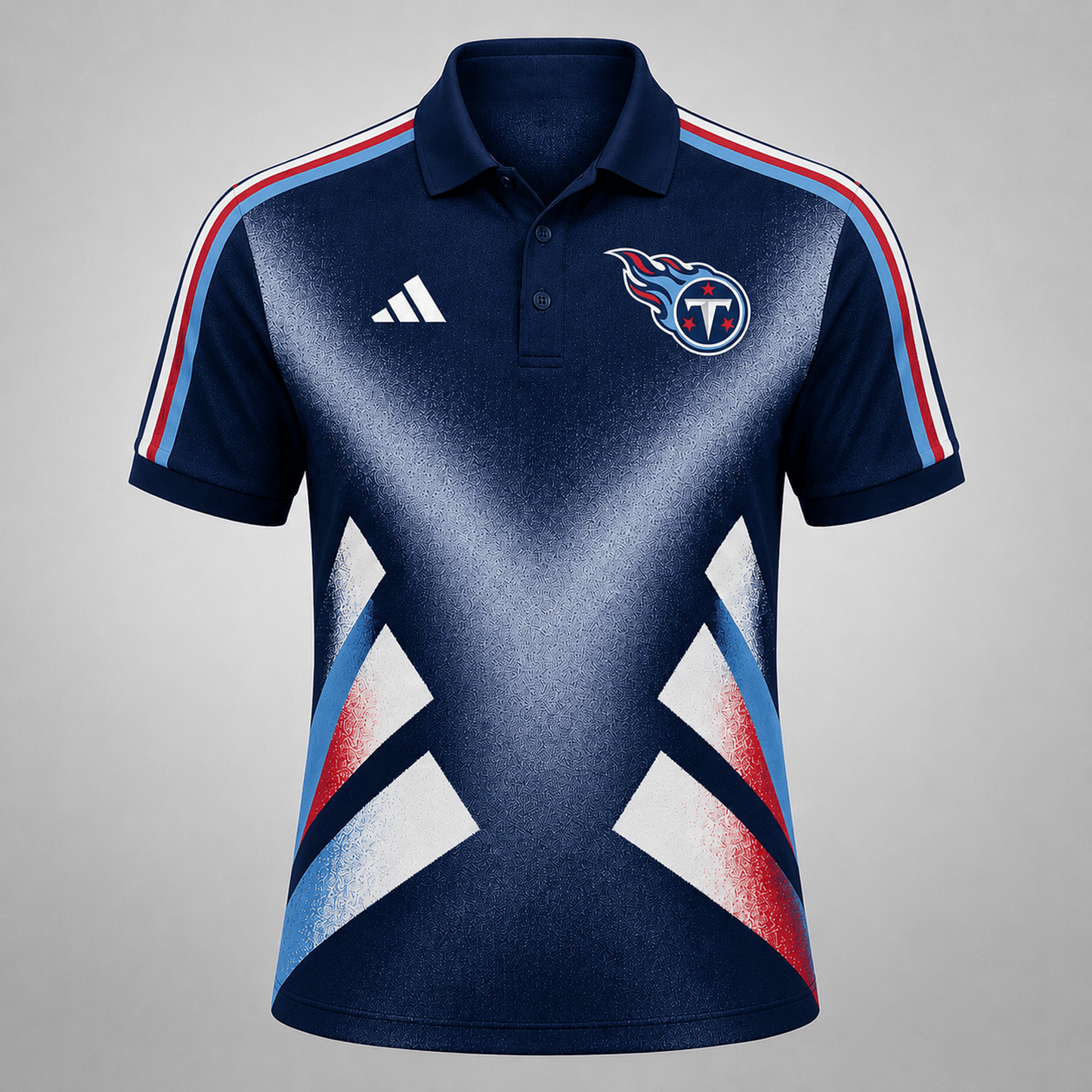 Premium NFL x TEN Sports Fan Geometric Pattern Polo Shirt 270626