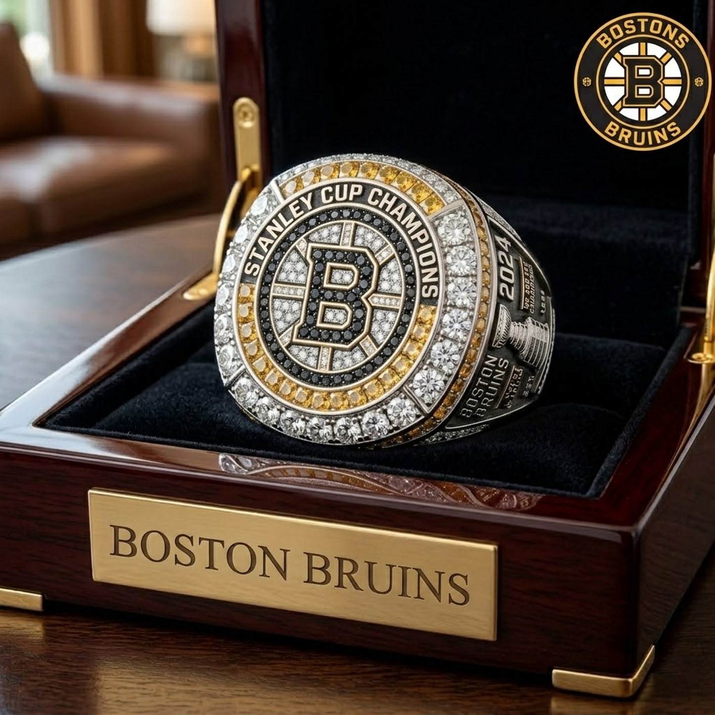 Premium NHL x BOS Ring DATND TANTD 220426