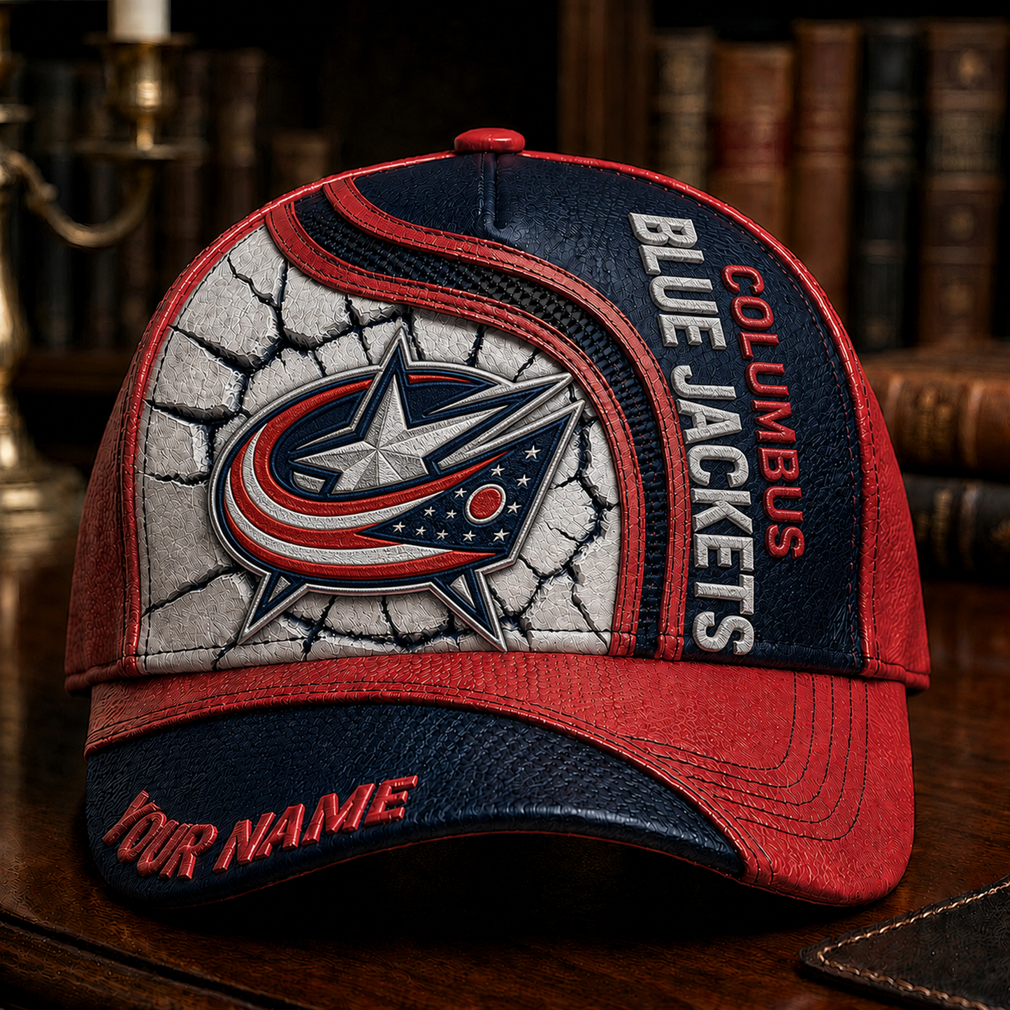 Premium NHL x CBJ 3D Cap DATND TANTD 250526