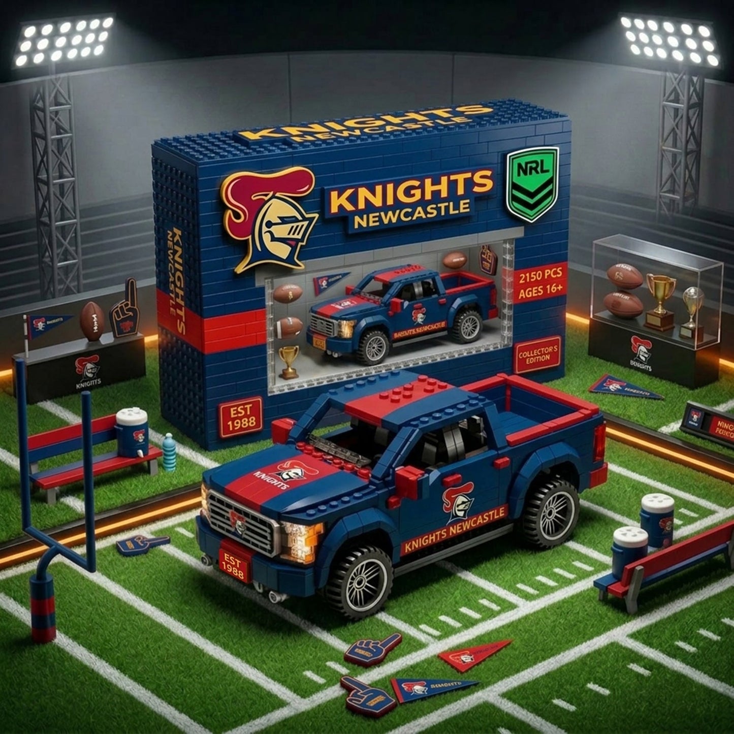 Premium NRL Signature Series x NK 5D Brick-Build Racing Truck NDT NHM 040526