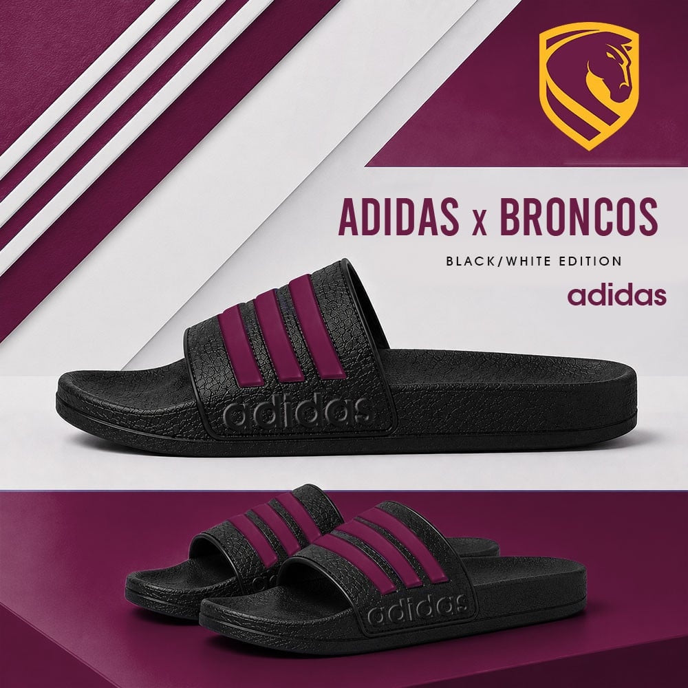 Premium NRL x BB Adidas Slide Slippers Custom Gifts For Fan - Limited Edition NDT NHM 030626