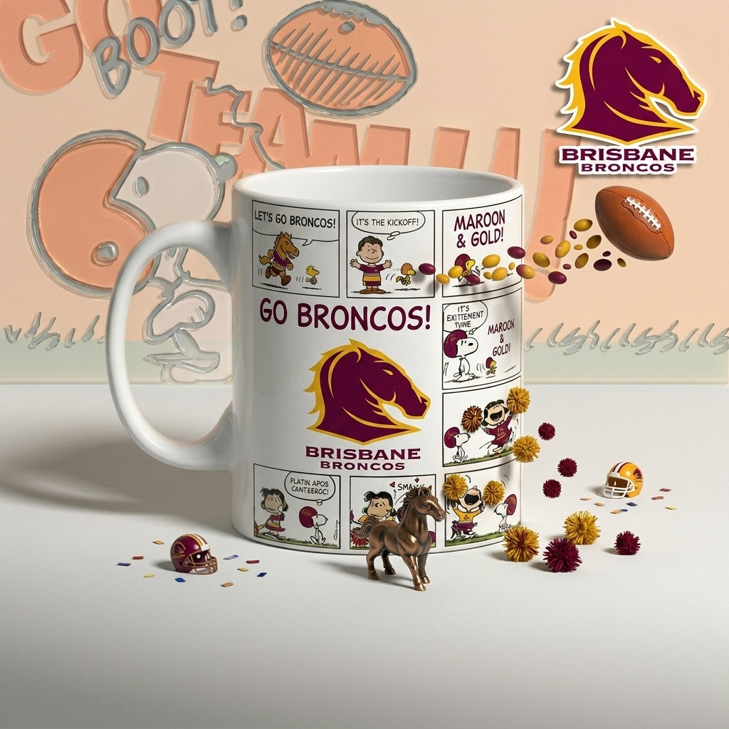 Premium NRL x BB Peanuts Comic Mug NDT LVH 200426