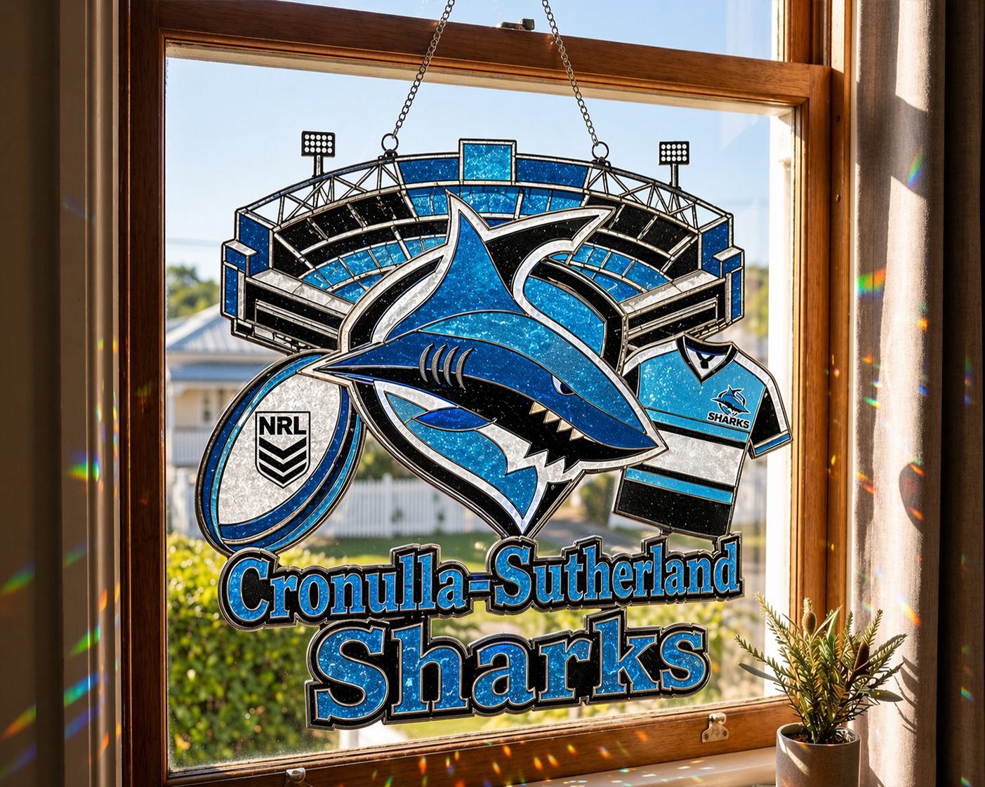 Premium NRL x CS Game Day Suncatcher NDT LVH 210426