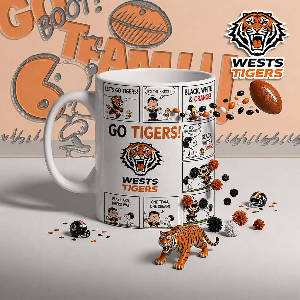 Premium NRL x WT Peanuts Comic Mug NDT LVH 200426