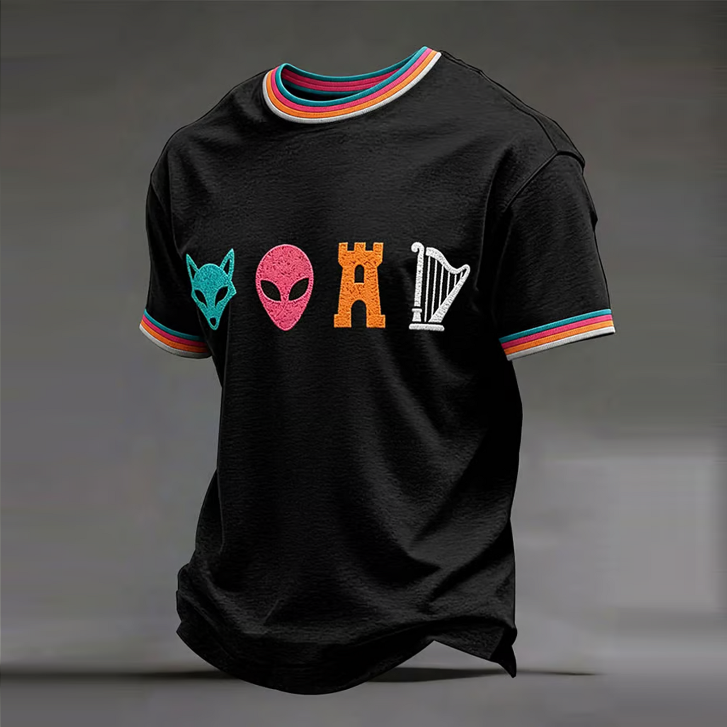 SAS x NBA Men's Basketball Lovers Print Casual TShirt V6 0206 DatND DVT