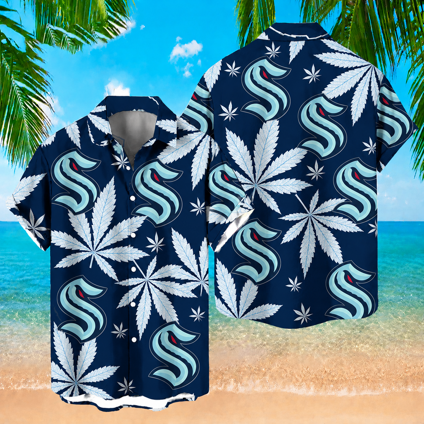 SEA x NHL Hawaiian Shirt 1605 DatND DVT