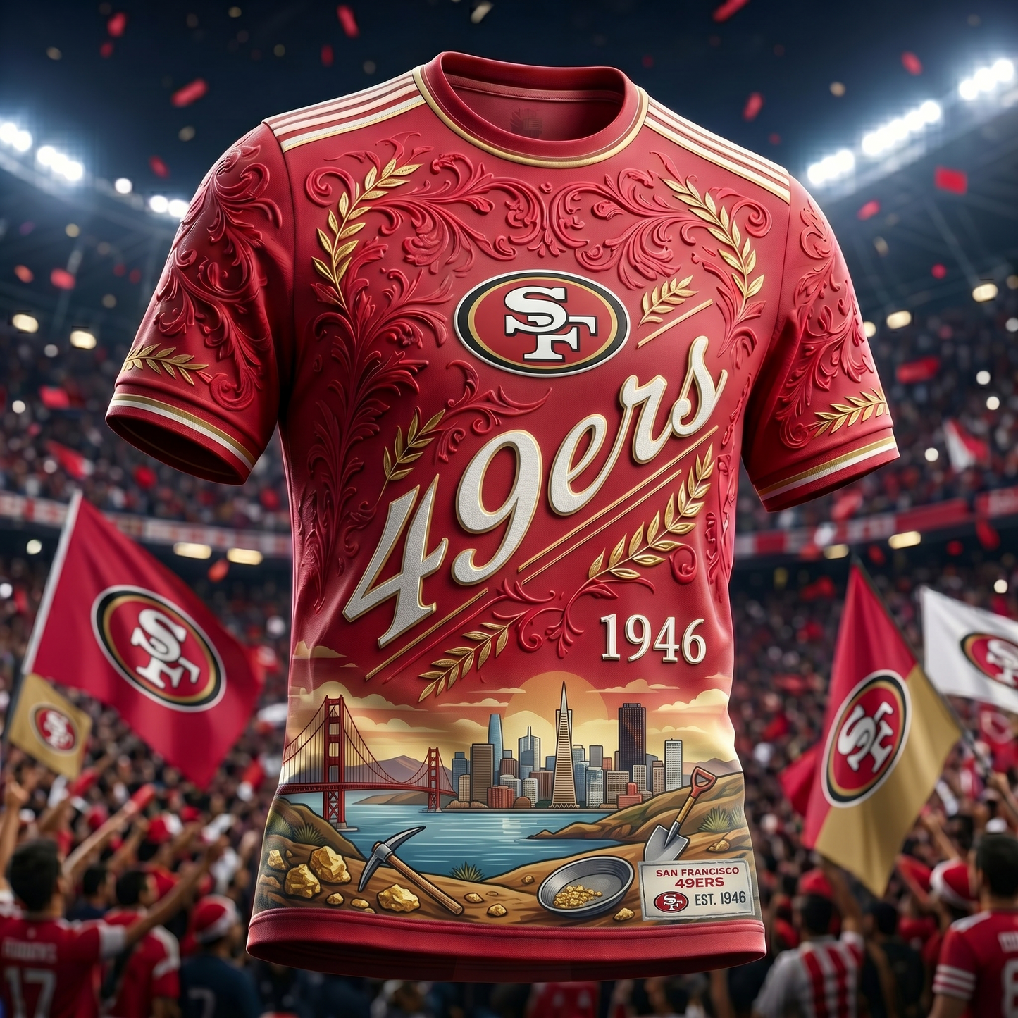SF49 x NFL Luxury V13 Classic T-shirt 220626