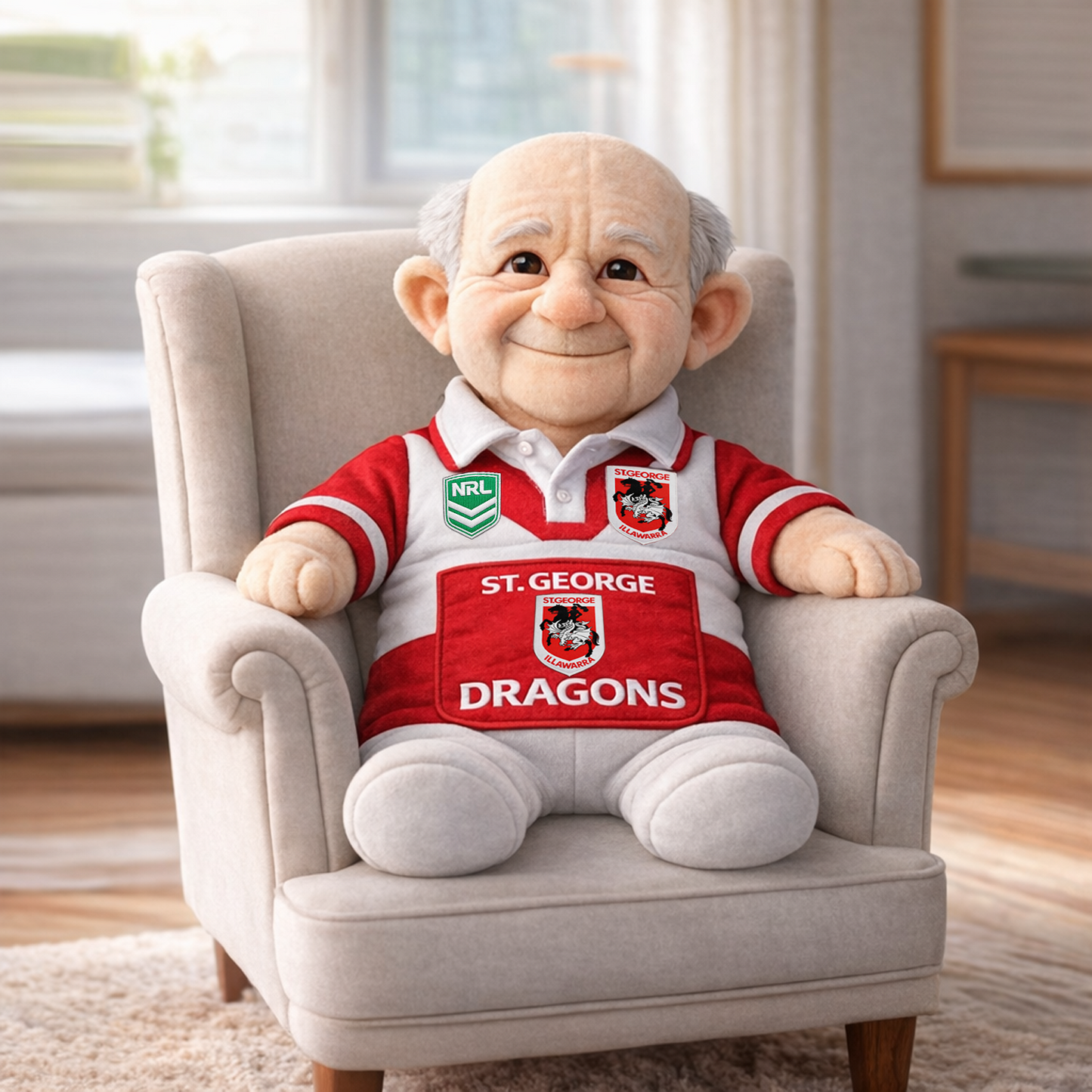 STG x NRL Grandpa Plush Mascot DatND DVT