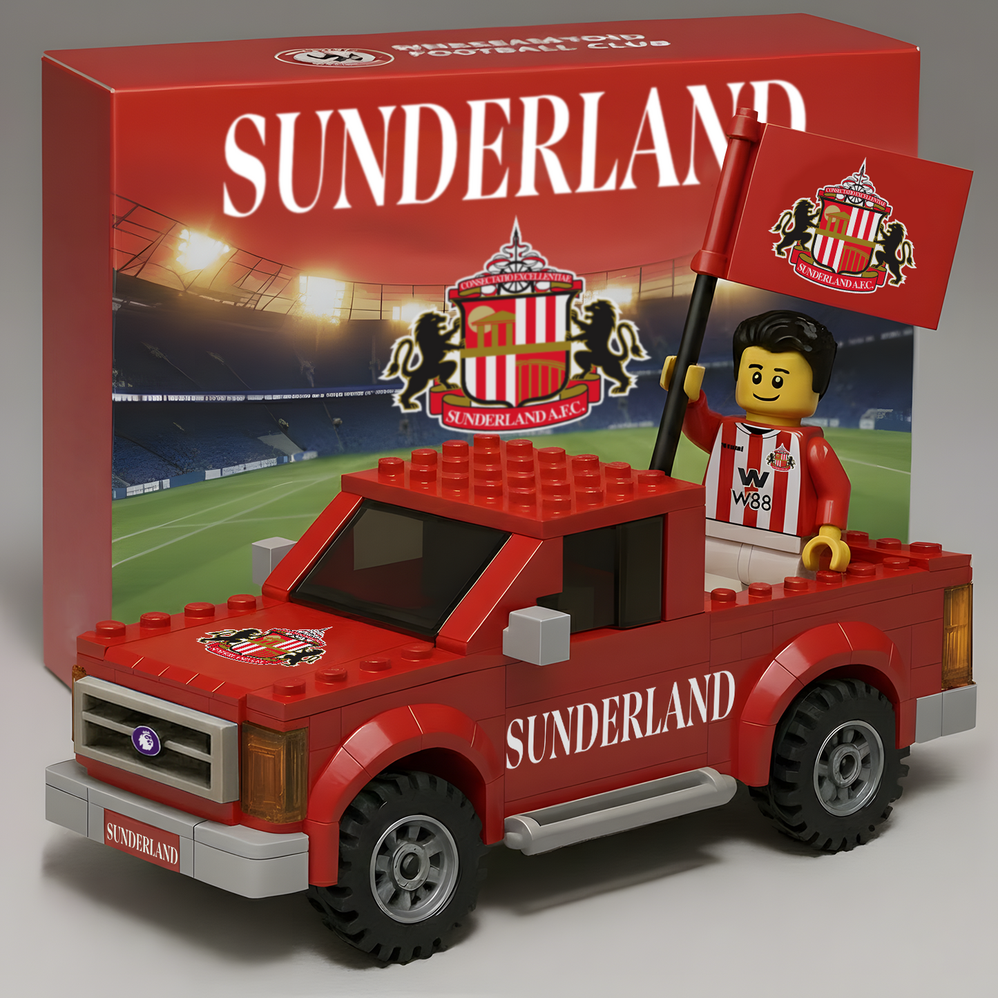 SUN x EPL Building Blocks Truck Toy Set 0212 DatND DVT