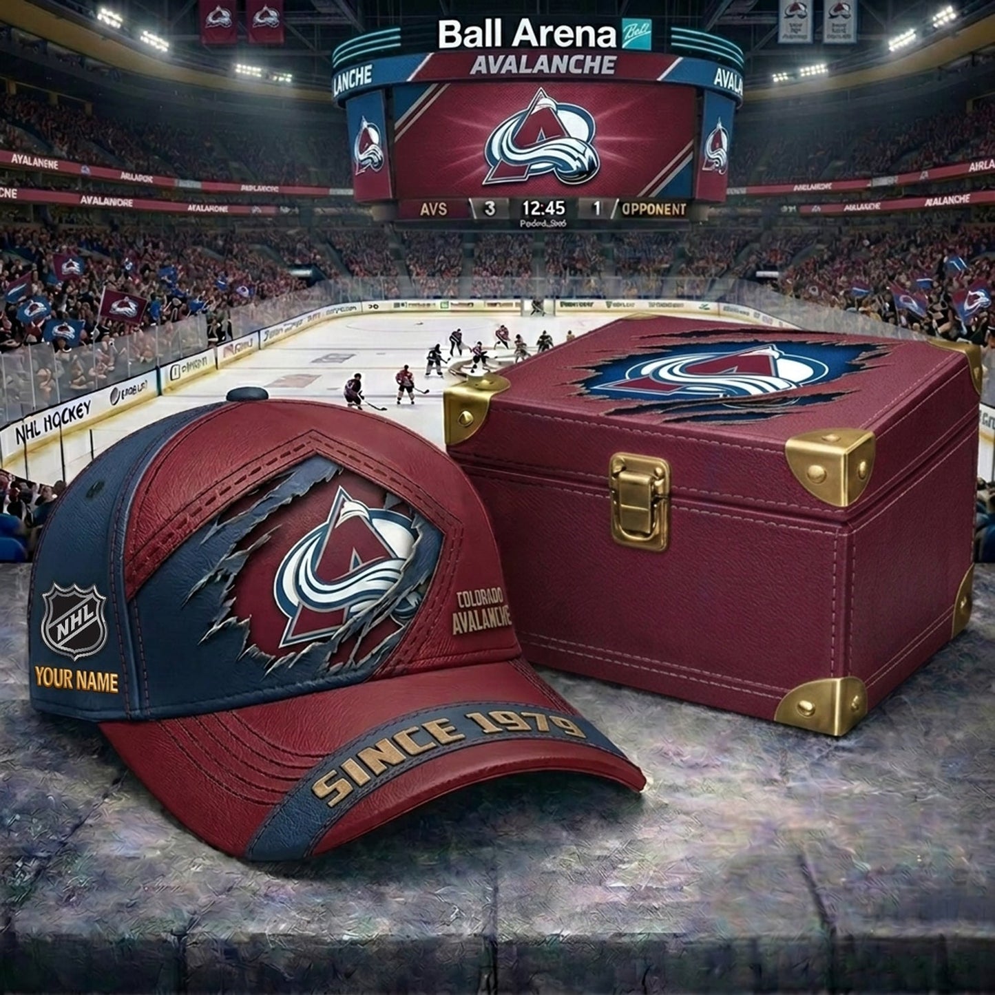 Signature Series NHL x CA BESPOKE CRACK CUSTOM NAME HAT V1 PLUS NDT NHM 250426