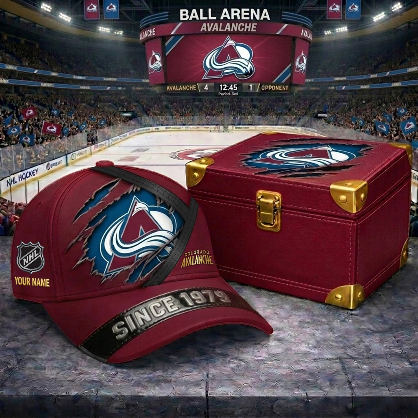 Signature Series NHL x CA BESPOKE CRACK CUSTOM NAME HAT V3 NDT NHM 270426