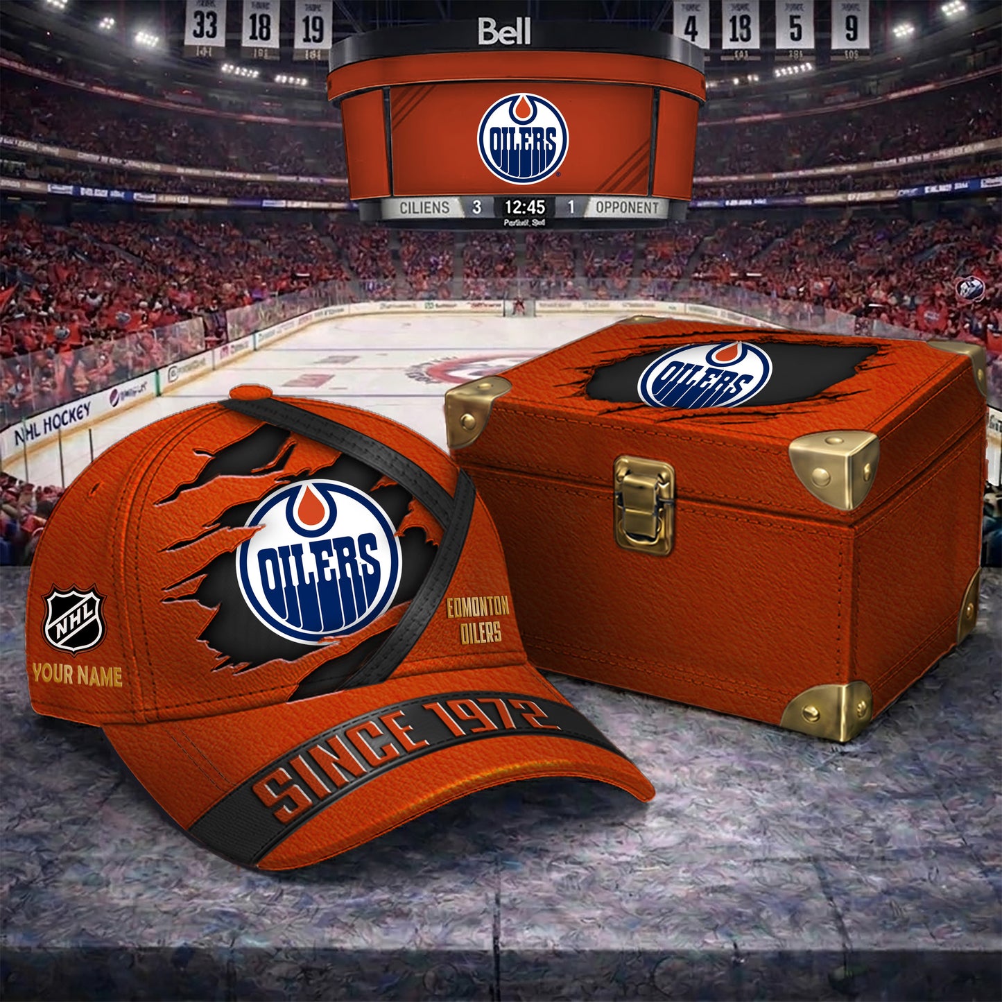 Signature Series NHL x EO BESPOKE CRACK CUSTOM NAME HAT V2 PLUS NDT NTN 250426