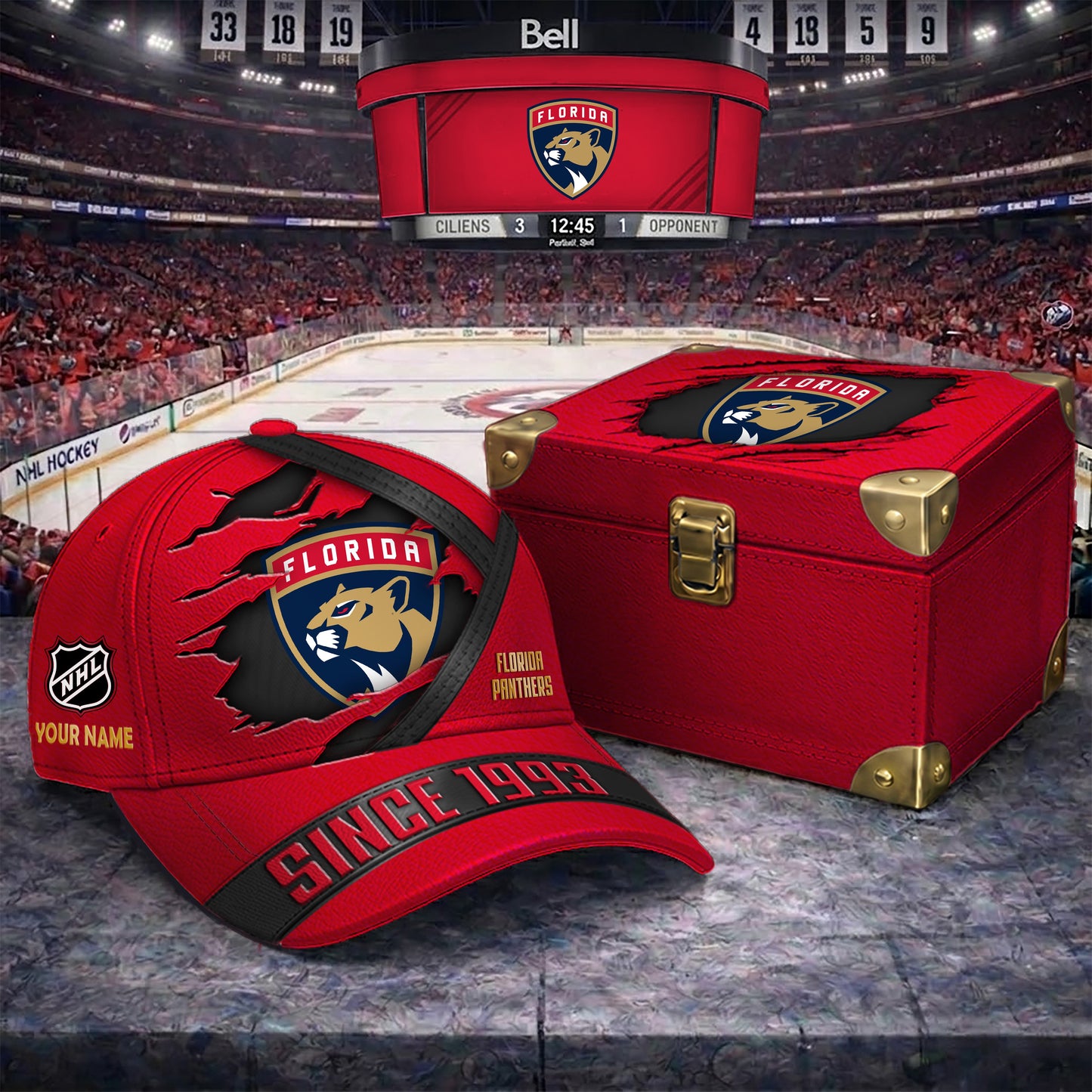 Signature Series NHL x FP BESPOKE CRACK CUSTOM NAME HAT V2 PLUS NDT NTN 250426