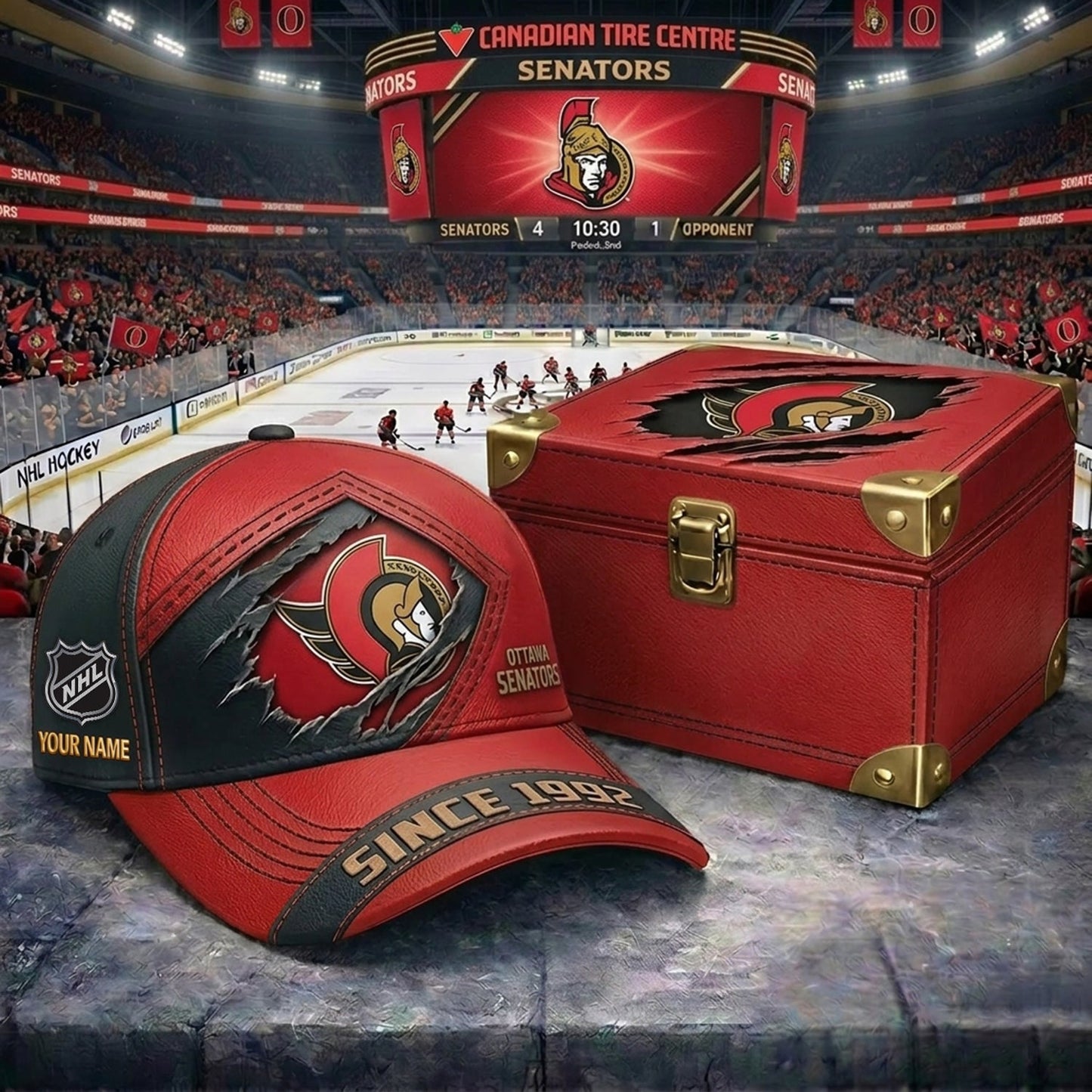 Signature Series NHL x OS BESPOKE CRACK CUSTOM NAME HAT V1 PLUS NDT NHM 250426