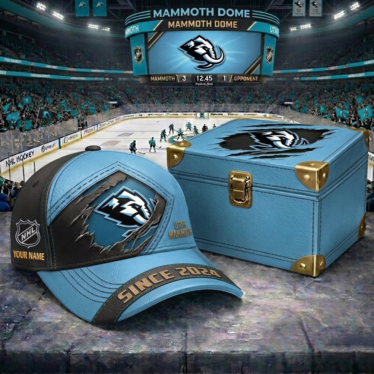 Signature Series NHL x UM BESPOKE CRACK CUSTOM NAME HAT V1 PLUS NDT NHM 250426