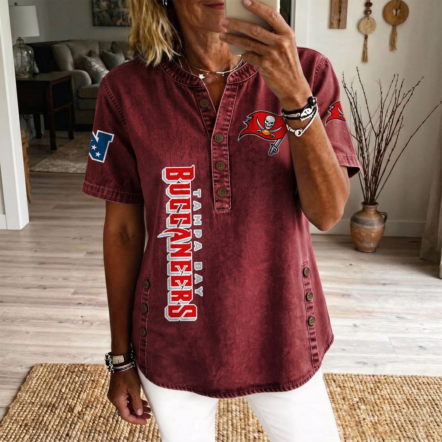 TB x NFL Womenƒ??s Denim Casual Tops DATND LBN 190526