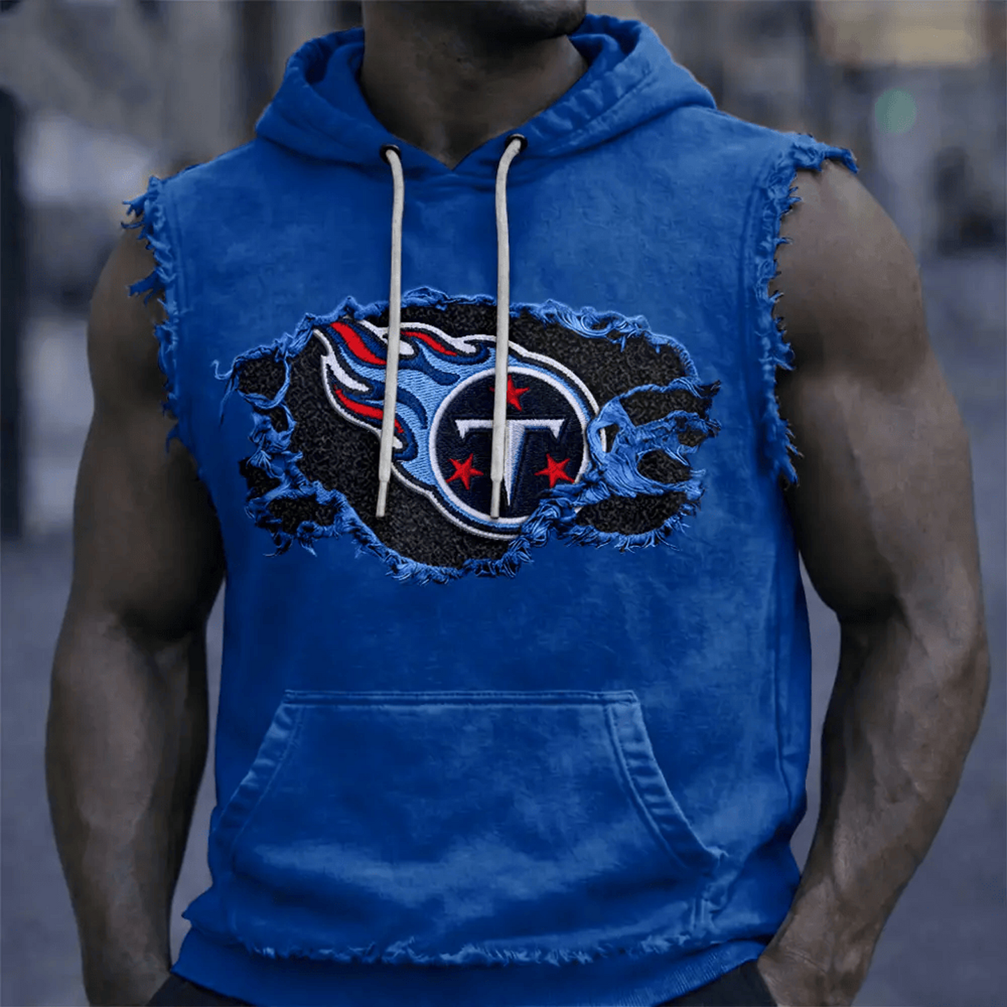 TEN x NFL Menƒ??s Sleeveless Hoodie Tank DATND TANTD 280526