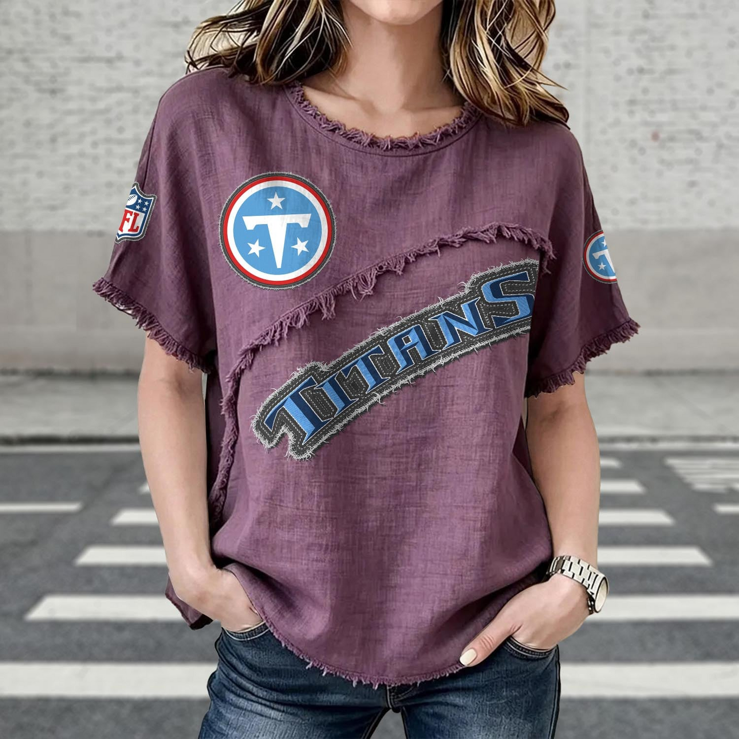 TEN x NFL Womenƒ??s Vintage O-Neck 2905 DatND DVT