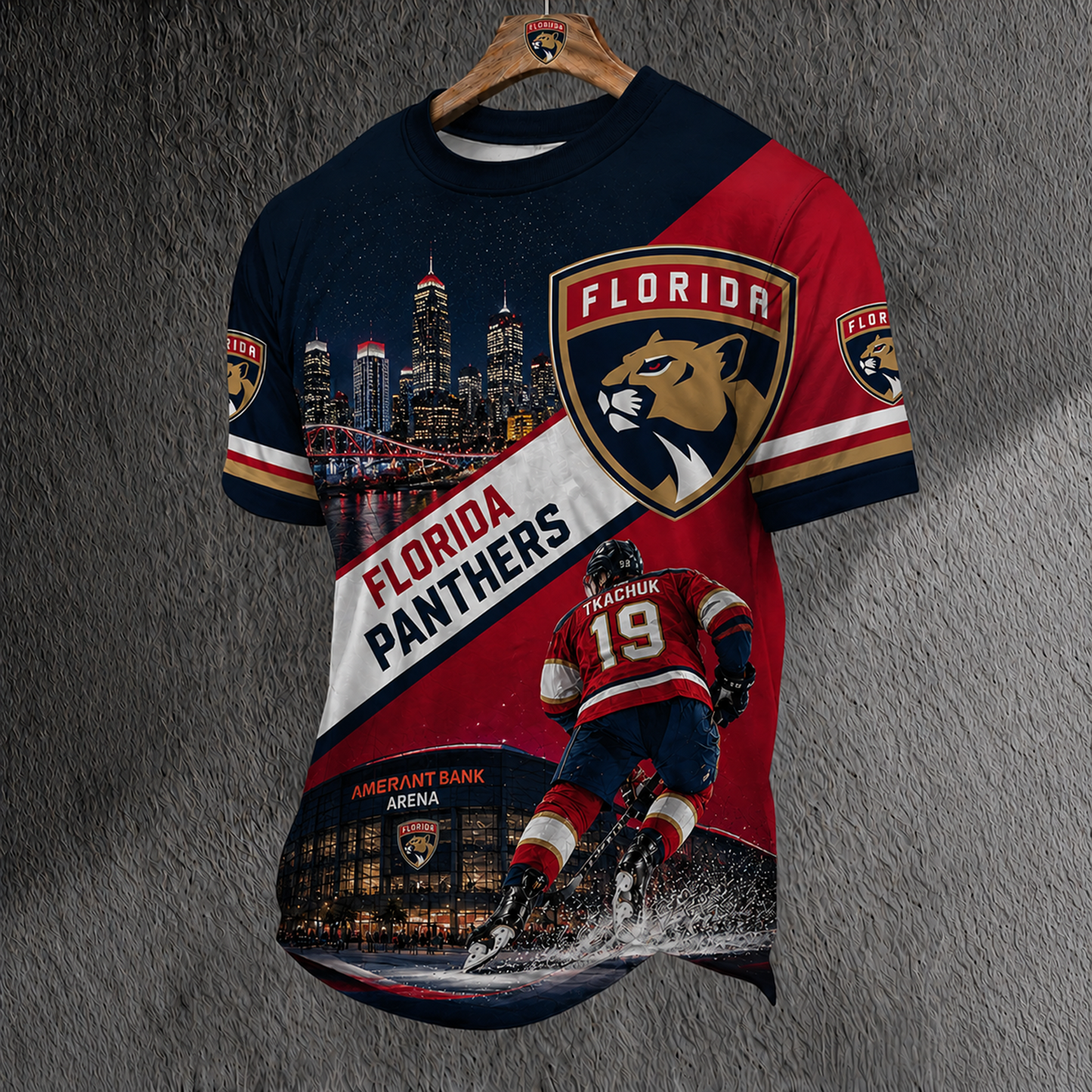 Unisex FLA x NHL Inspired Trendy T-shirt DATND TANTD 140526
