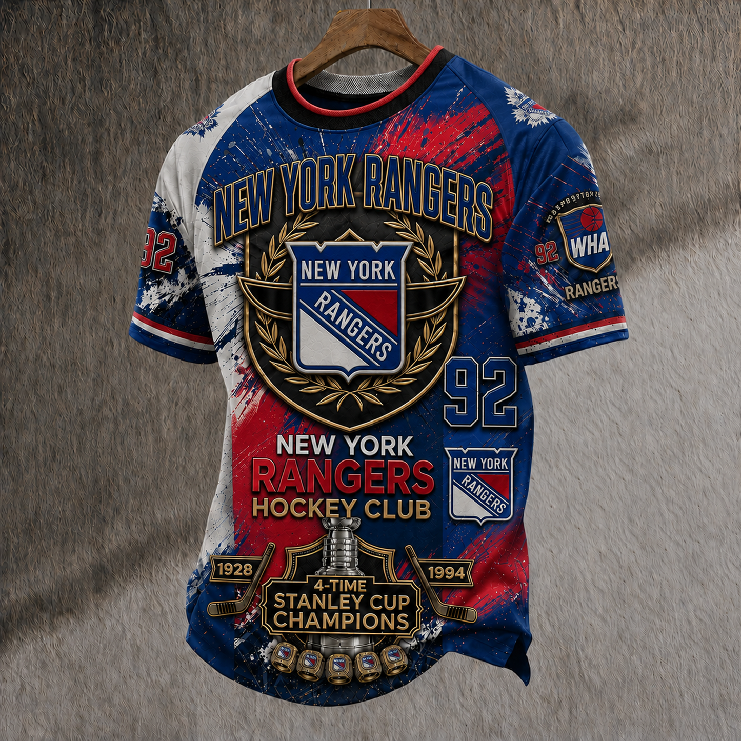 Unisex NYR x NHL Inspired Trendy T-shirt DATND TANTD 150525