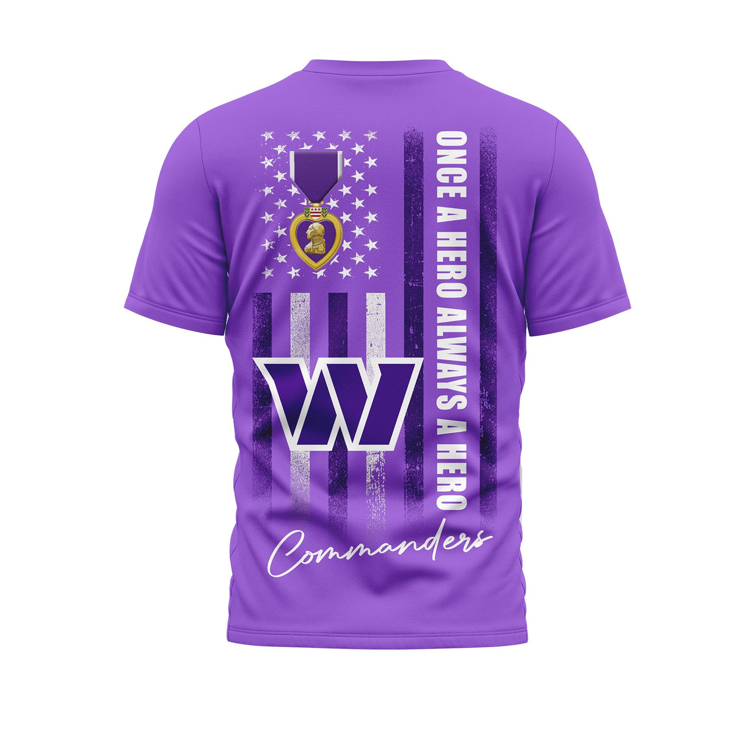 WC Premium National Purple Hear Day 3D Shirt 300626