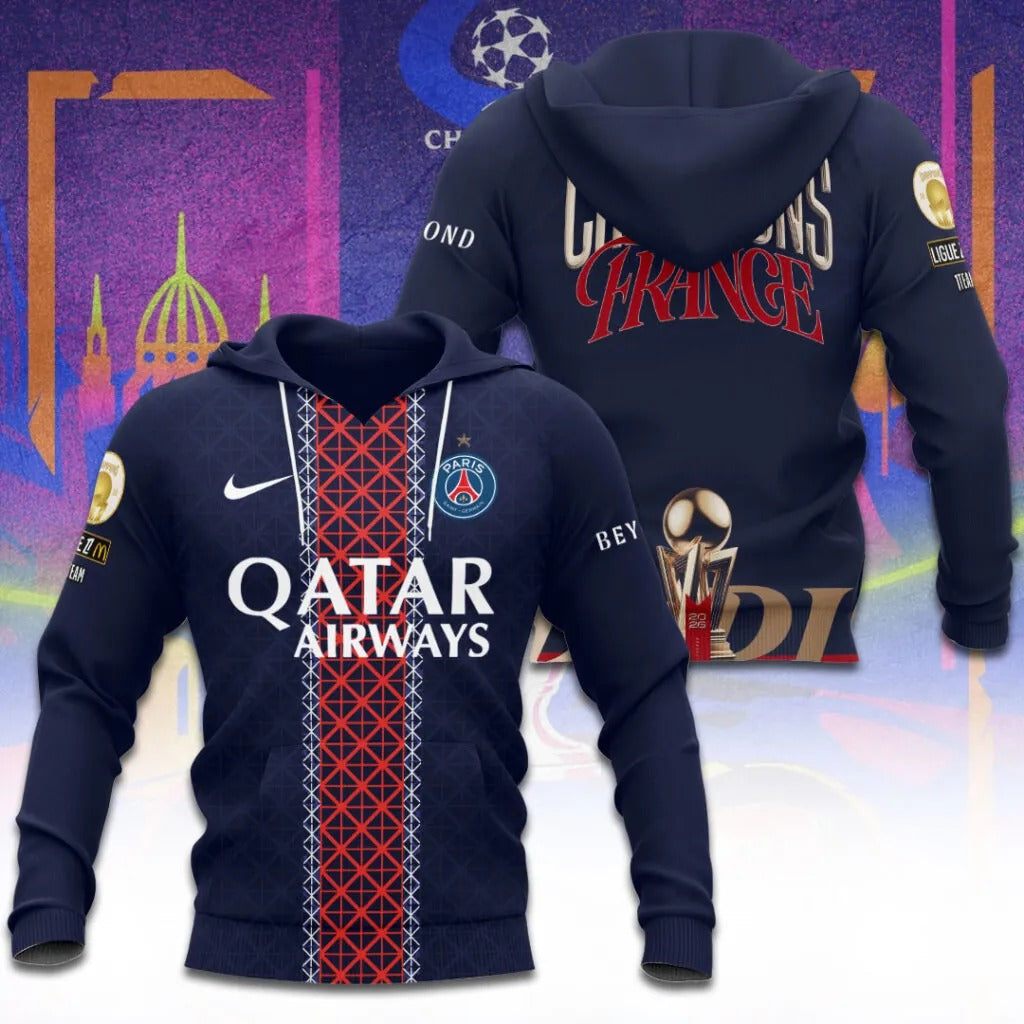PSG Champions De France 2026 3D Shirt V1 DatND DVT 3105