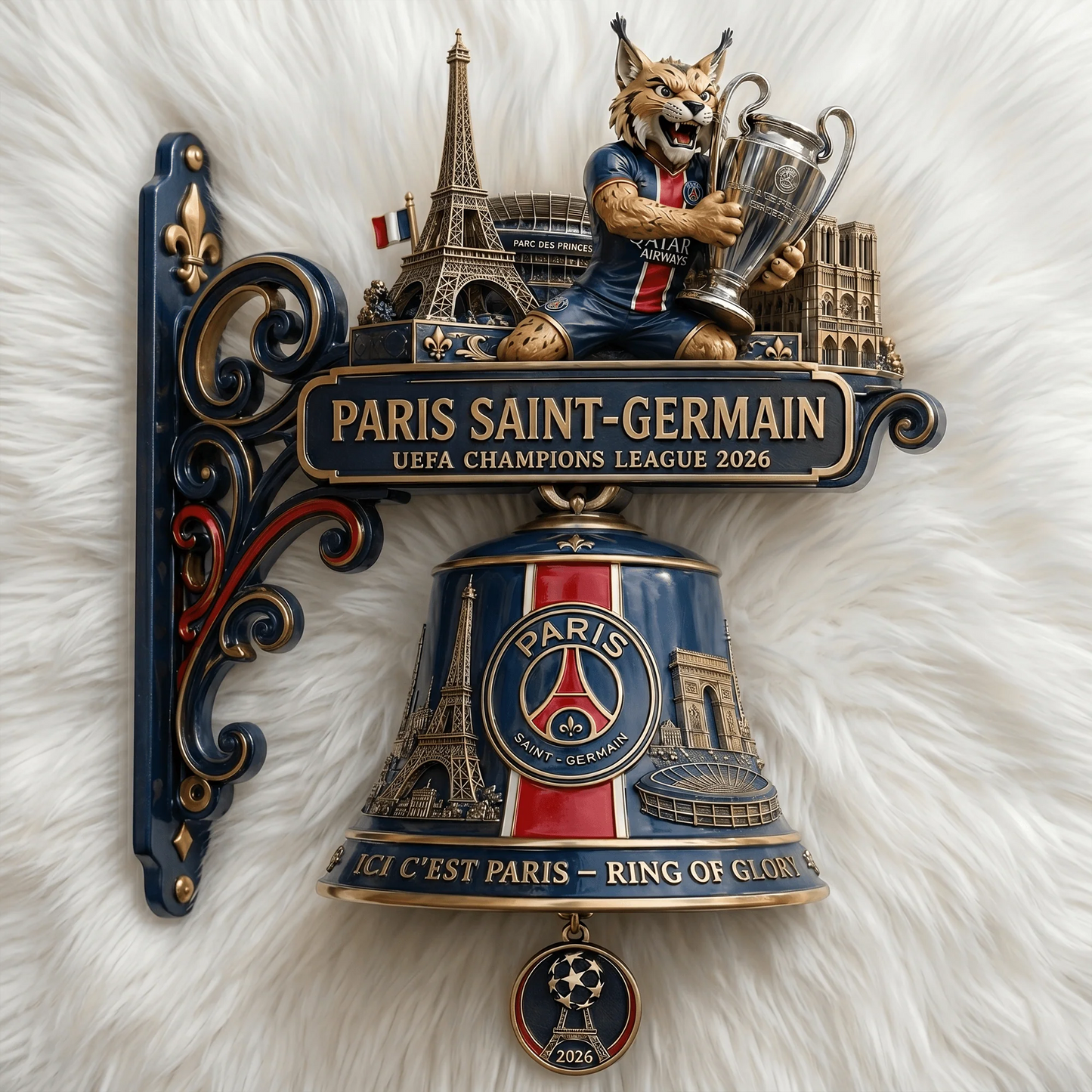 PSG UEFA Champions League 2526 PSG Premium Wall Bell DATND TANTD 310526
