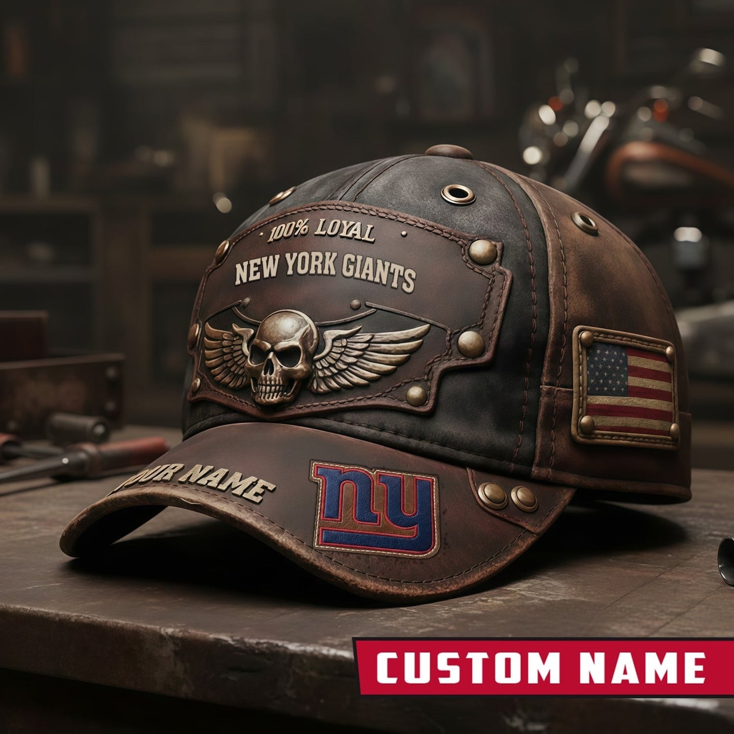 Premium NFL X NYG Harley-Davi Vintage Cap NDT NHM
