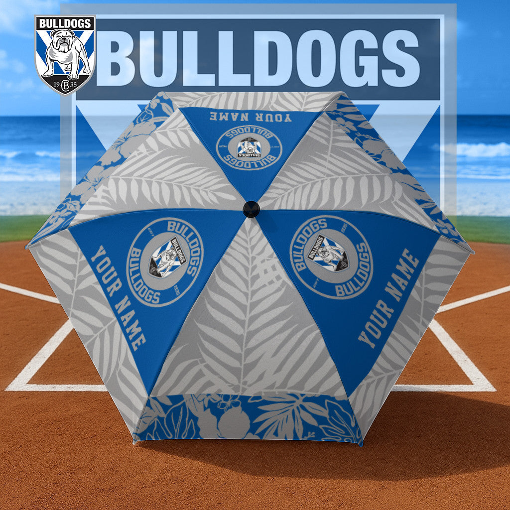 PREMIUM NRL X CB Umbrella Custom Name Gifts For Fans - Limited Edition NDT LVH