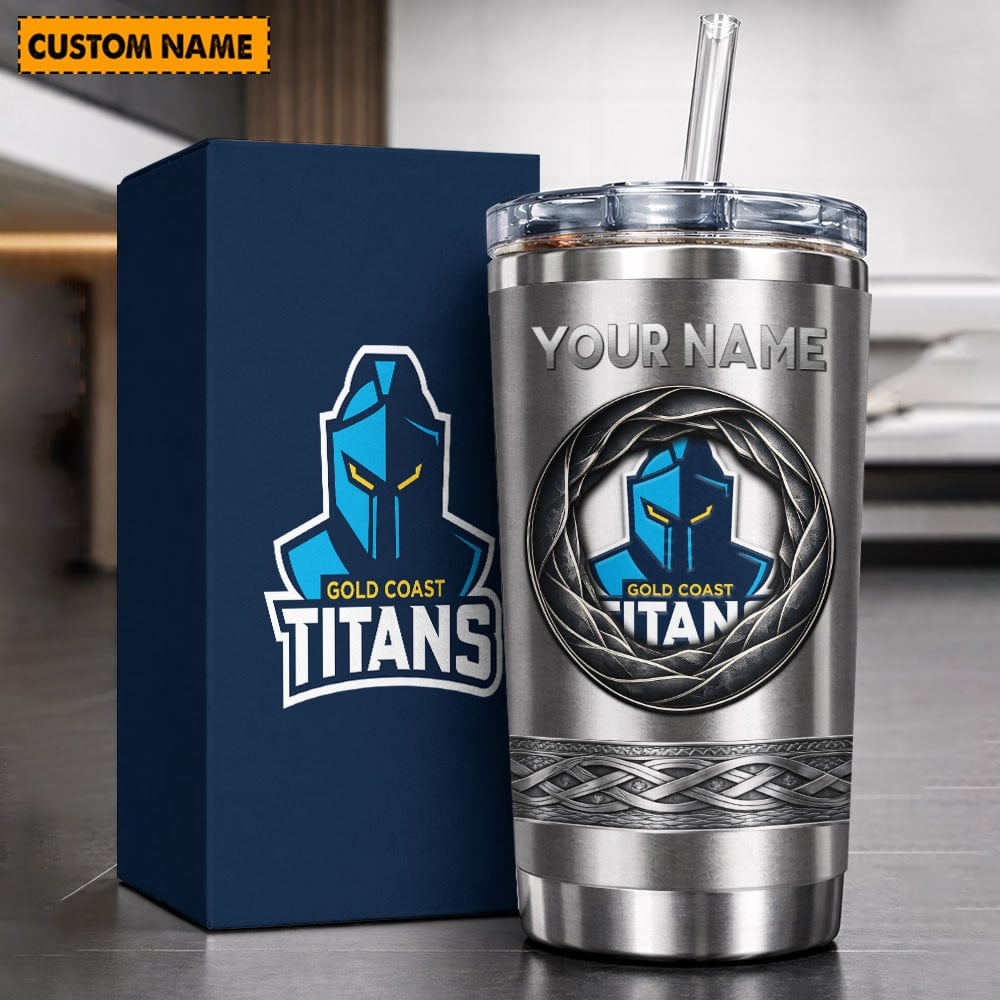 PREMIUM NRL X GCT Tumbler Custom Name Gifts For Fans (Limited Edition) 2026 NDT NQK