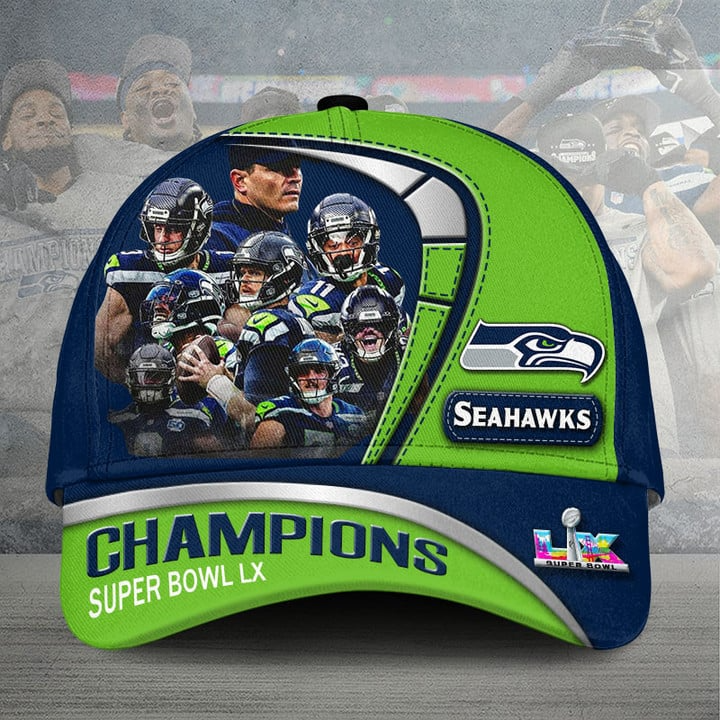 PREMIUM NFL X SEA CAP CLASSIC CHAMPION V8 NDT NHM 090226
