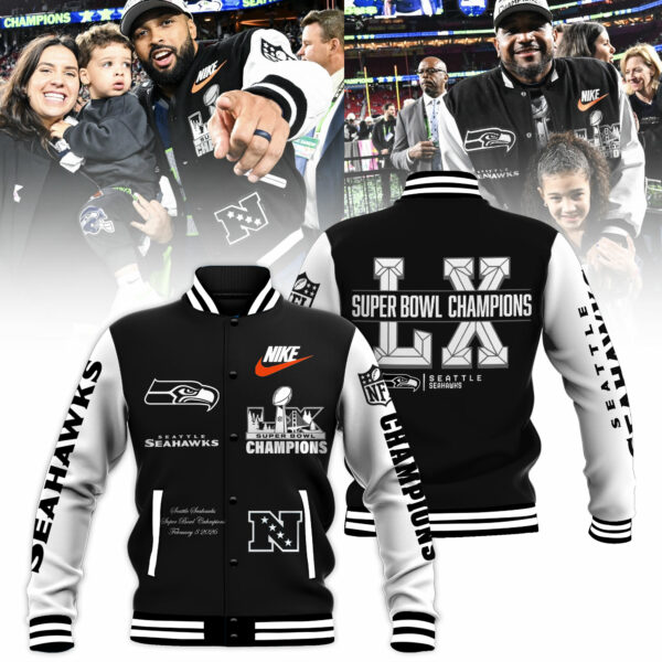PREMIUM Super Bowl LX  X SEA Champions Limited Edition Baseball Jacket  V3 NDT VHM 100226