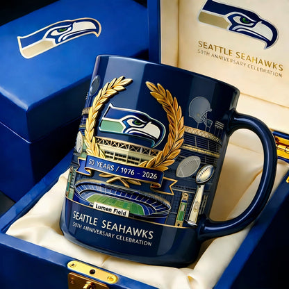 PREMIUM NFL X SEA 50th Anniversary Commemorative Mug V2 NDT NHM 090226