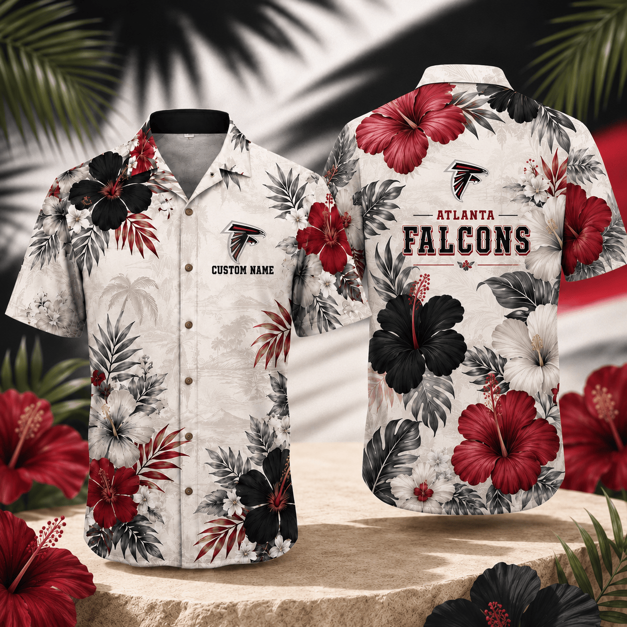 AF x NFL Tropical Floral Hawaiian Shirt 160626