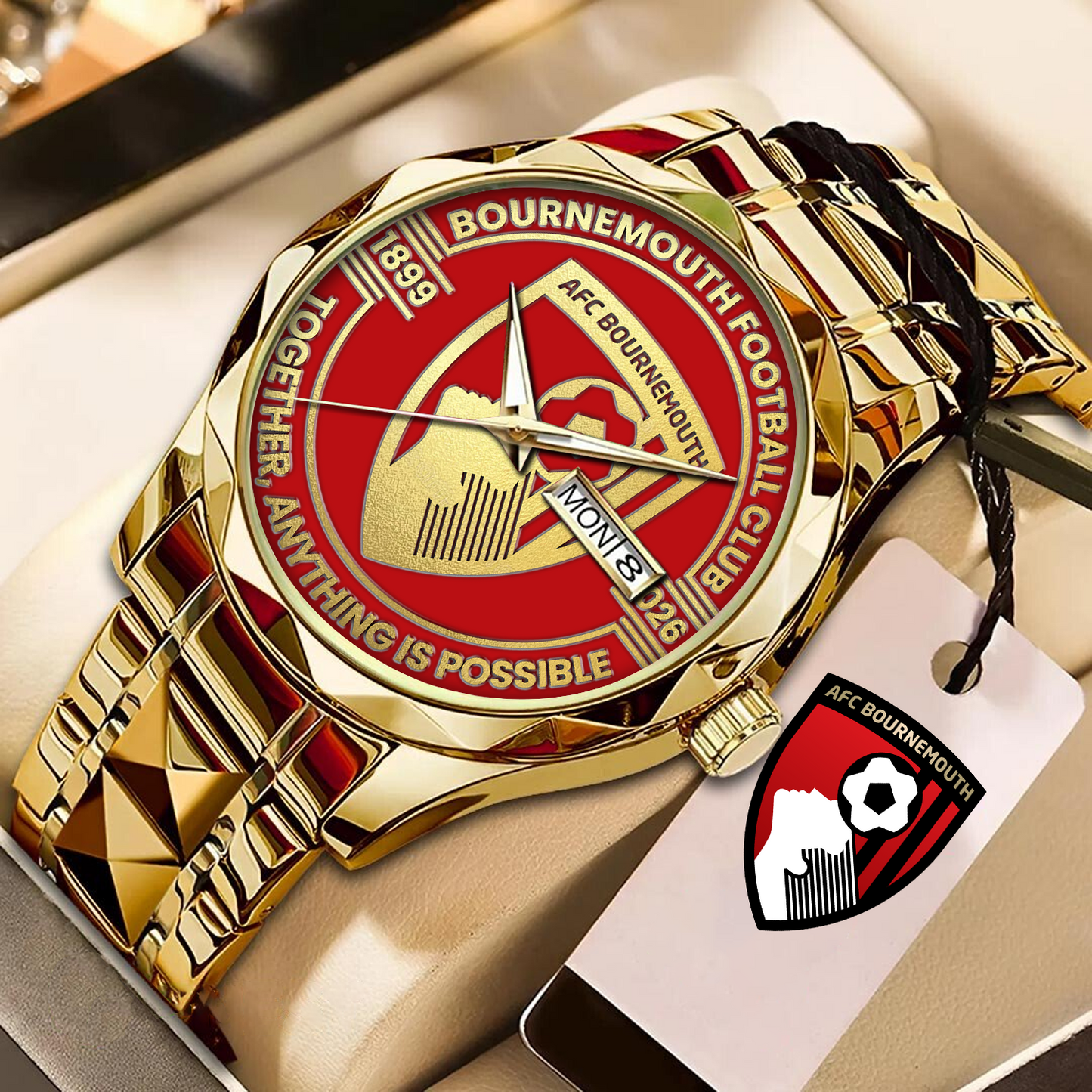 AFC x EPL Alloy Luxury Quartz Watch DATND TANTD