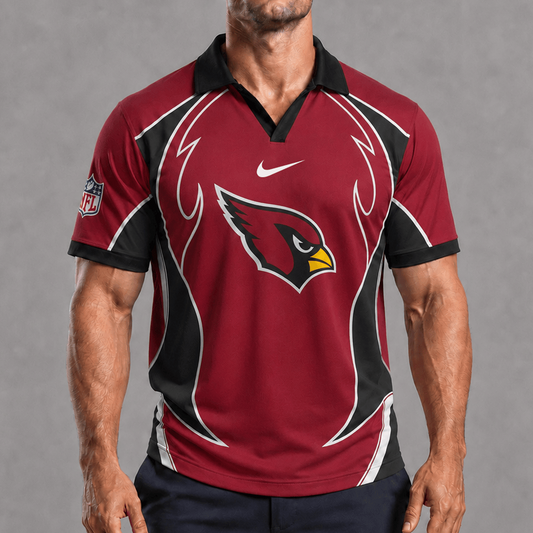 ARI x NFL Premium Rugby Polo Shirt 1506